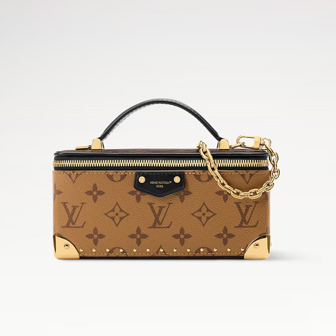 louis vuitton vanity pouch trunk shoulder handbag #m29548
